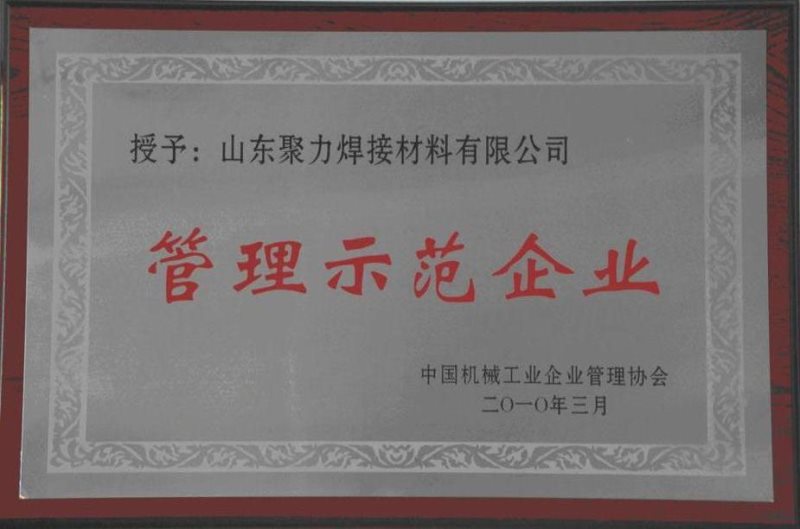 2011年管理示范企业